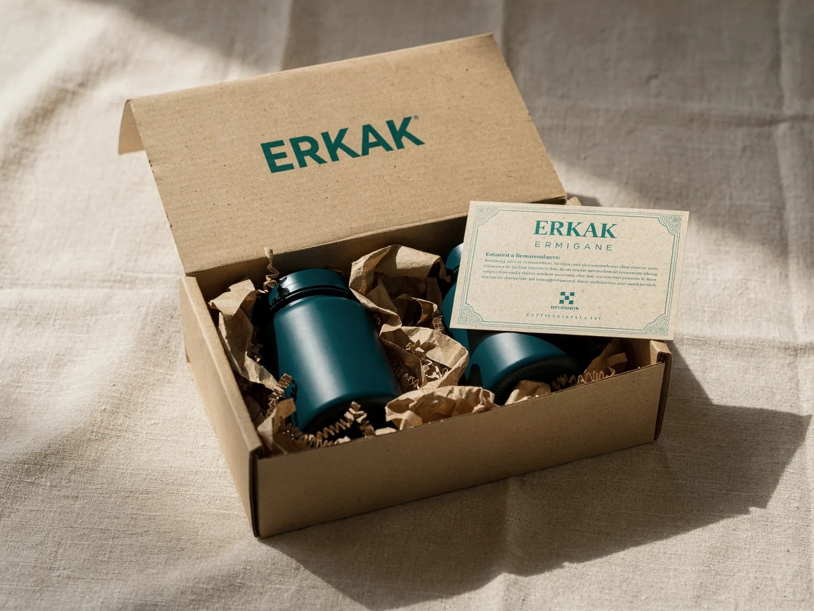 Нейтральная крафтовая коробка ERKAK